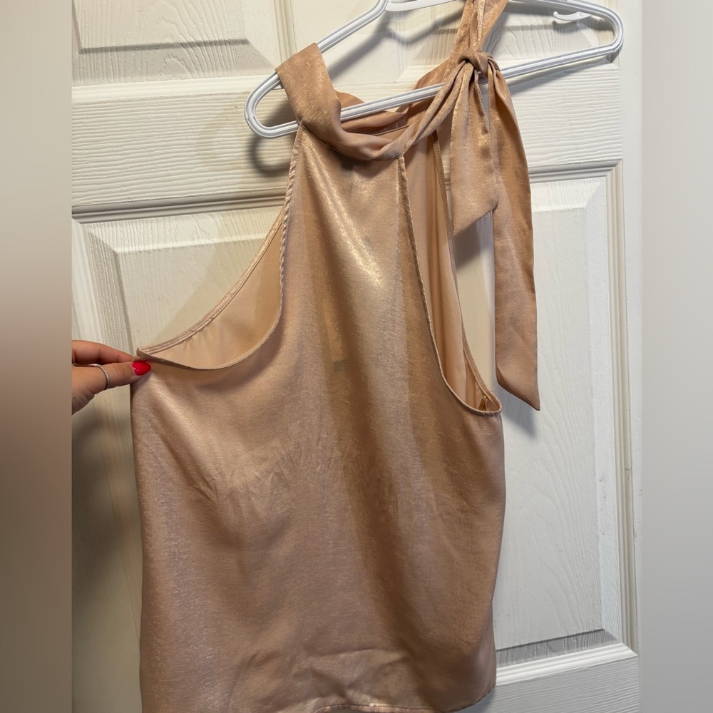 NWT Elegant dynamite pink beach Halter Top